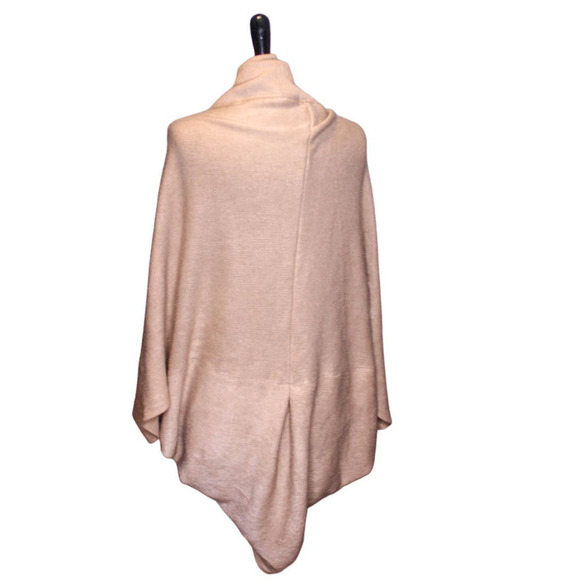 Marvelush For Layers By Lizden Cocoon Sweater Cardigan Tan Beige M/L - Picture 2 of 3
